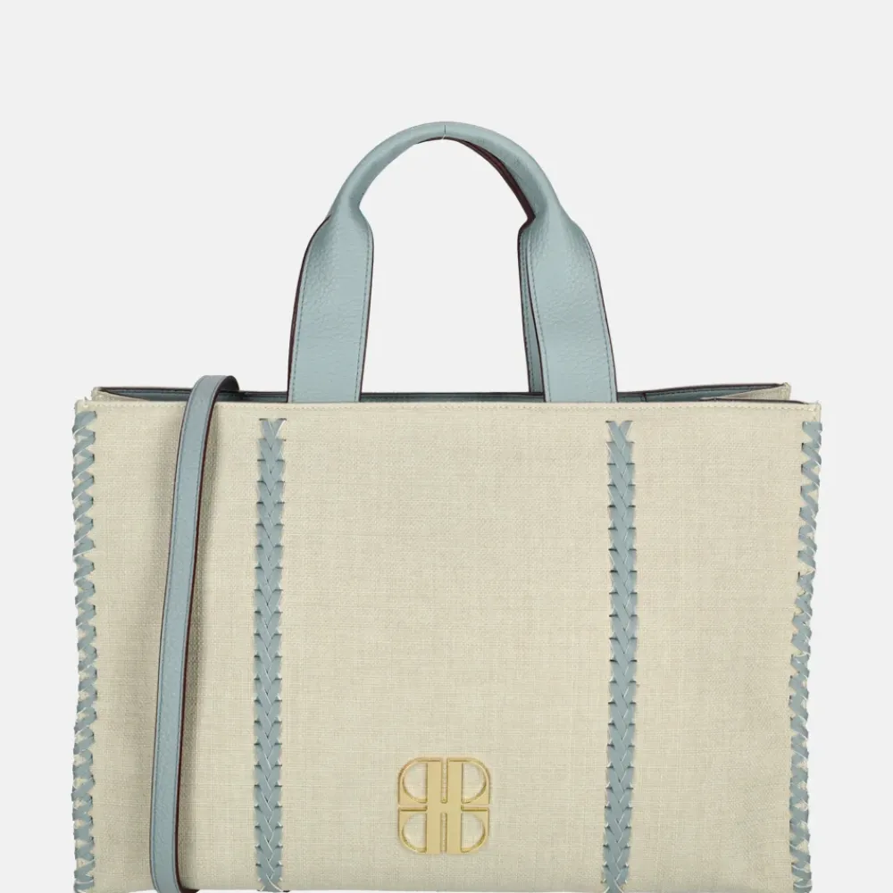 Handtassen^Laurent David handtas light blue