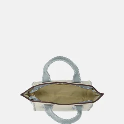 Handtassen^Laurent David handtas S light blue