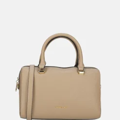Handtassen^Laurent David handtas taupe