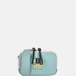 Crossbody Tassen^Laurent David Saffiano crossbody tas blue