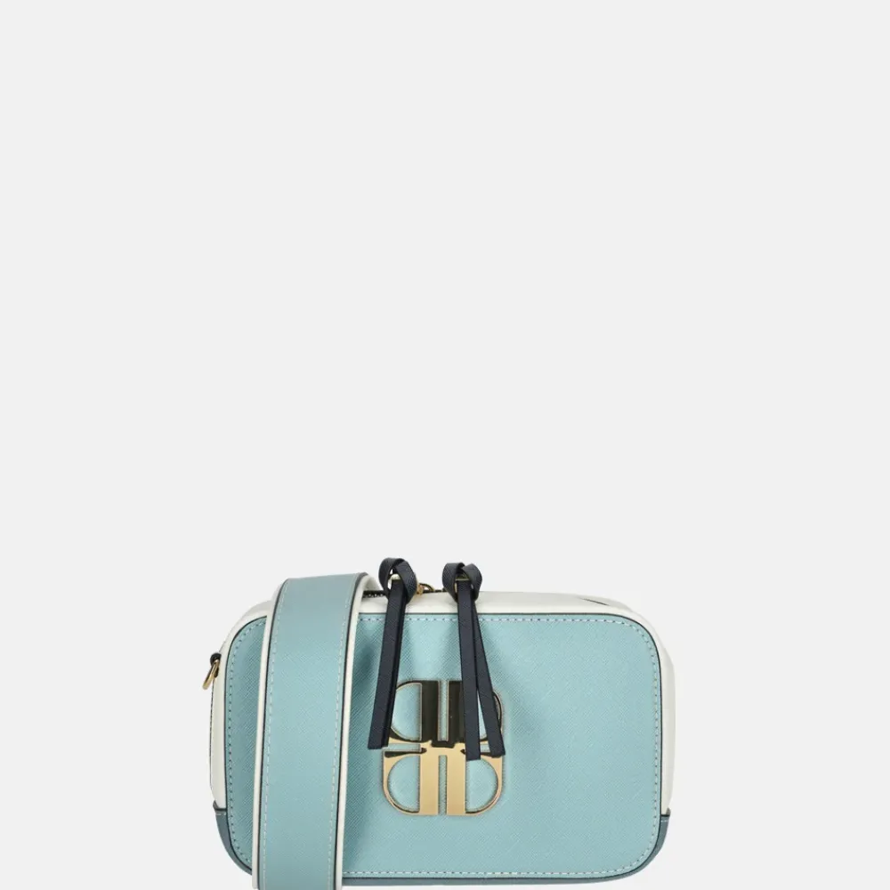 Crossbody Tassen^Laurent David Saffiano crossbody tas blue
