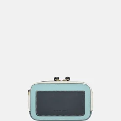Crossbody Tassen^Laurent David Saffiano crossbody tas blue