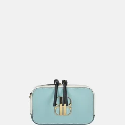 Crossbody Tassen^Laurent David Saffiano crossbody tas blue