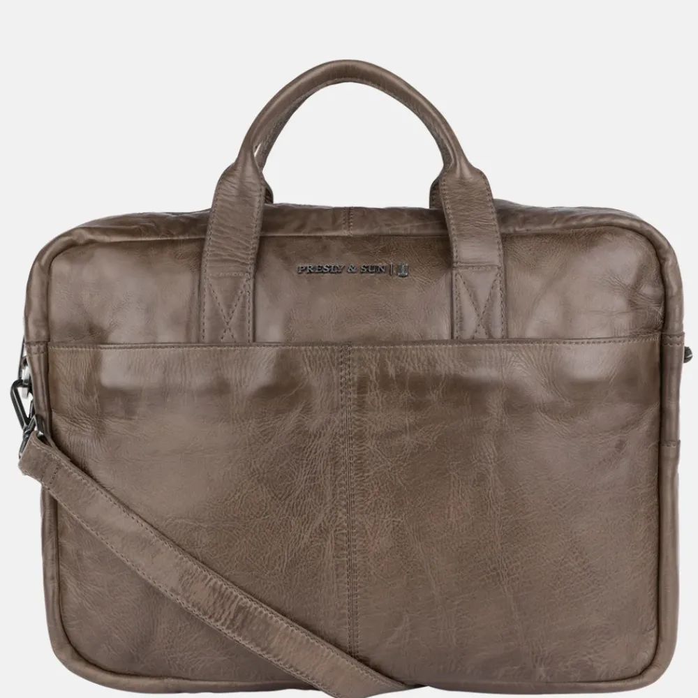 Heren Laptoptassen^Legend Chris laptoptas 15 inch olive