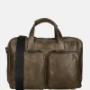 Heren Laptoptassen^Leonhard Heyden Porto laptoptas 15 inch grey brown