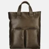 Laptop Rugzakken^Leonhard Heyden Porto tote backpack 14 inch grey brown