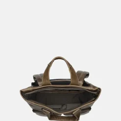 Laptop Rugzakken^Leonhard Heyden Porto tote backpack 14 inch grey brown