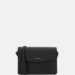 Crossbody Tassen^Liu Jo Saffiano crossbody tas nero