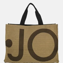Handtassen^Liu Jo tote logo handtas L animalier brown