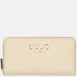 Dames Portemonnees^Liu Jo zip around portemonnee XL neutro
