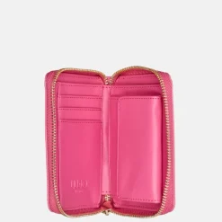 Dames Portemonnees^Liu Jo ziparound portemonnee M dark pink