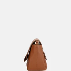 Crossbody Tassen^Loulou Essentiels Fleur crossbody tas cognac