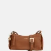 Schoudertassen^Loulou Essentiels Lisa schoudertas cognac