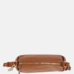 Schoudertassen^Loulou Essentiels Lisa schoudertas cognac