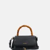 Handtassen^Loulou Essentiels Mae Bamboo handtas dark blue