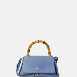 Handtassen^Loulou Essentiels Mae Bamboo handtas hortensia