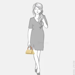 Handtassen^Loulou Essentiels Mae Bamboo handtas sorbet yellow