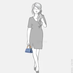 Handtassen^Loulou Essentiels Mae Bamboo handtas hortensia