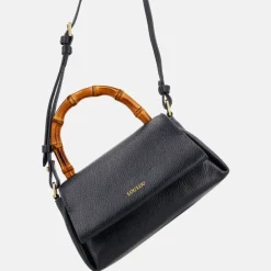 Handtassen^Loulou Essentiels Mae Bamboo handtas dark blue