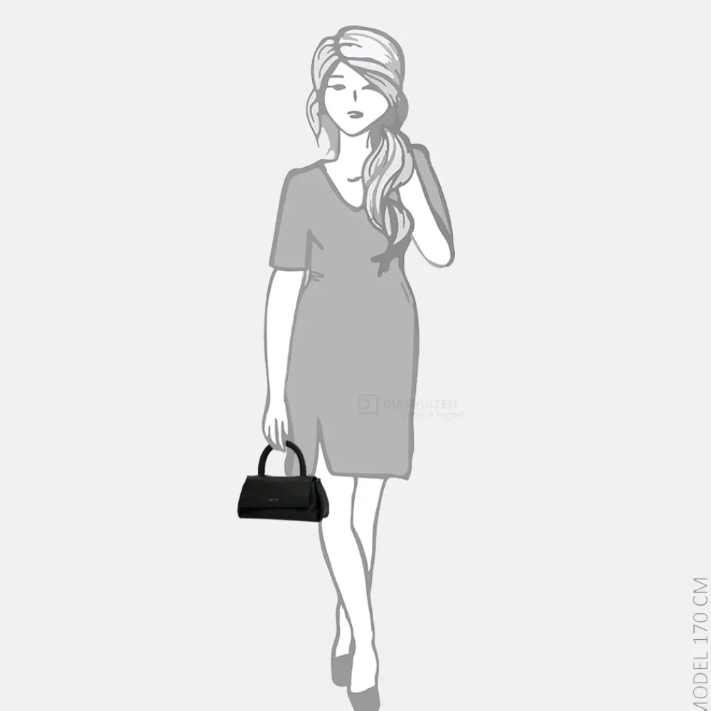 Handtassen^Loulou Essentiels Mae handtas zwart