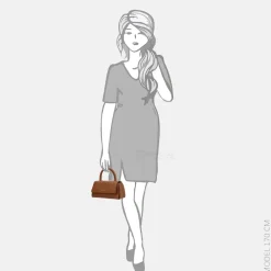 Handtassen^Loulou Essentiels Mae handtas cognac