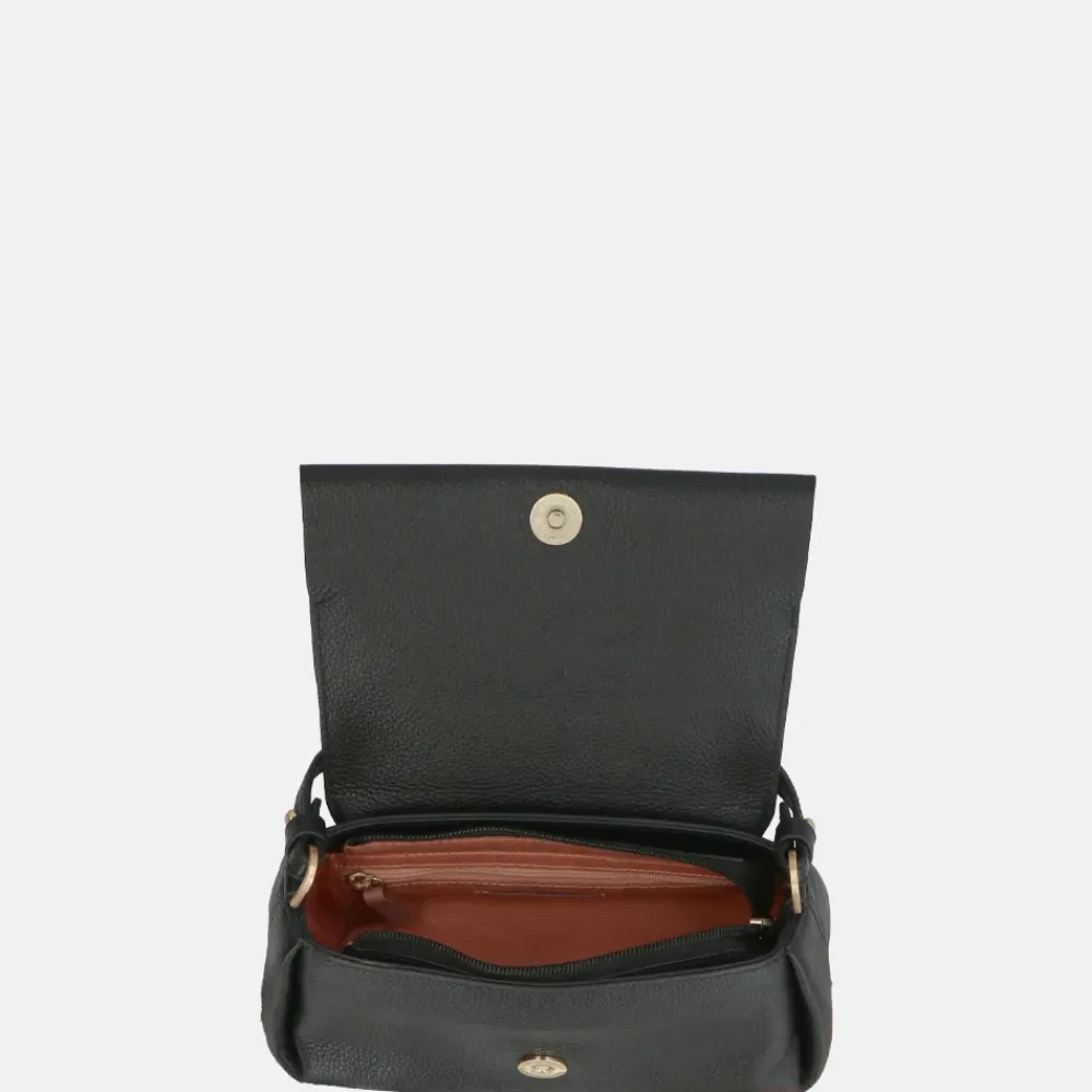 Handtassen^Loulou Essentiels Mae handtas zwart