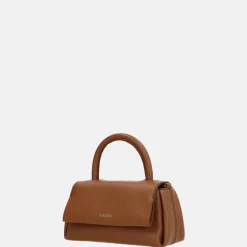 Handtassen^Loulou Essentiels Mae handtas cognac