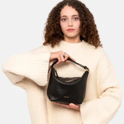 Handtassen^Loulou Essentiels Marie handtas black