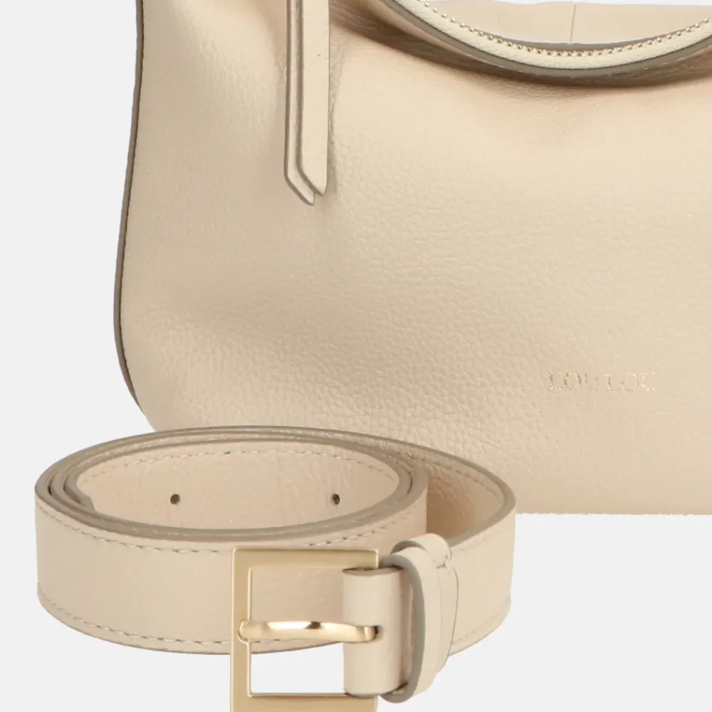 Handtassen^Loulou Essentiels Marie handtas beige