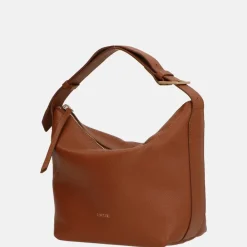 Handtassen^Loulou Essentiels Marie handtas cognac