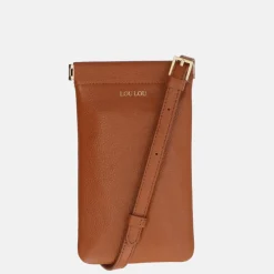 Telefoontasjes | Crossbody Tassen^Loulou Essentiels Mia telefoontas cognac
