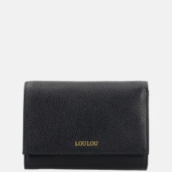 Dames Portemonnees^Loulou Essentiels Petite Fleur portemonnee S dark blue