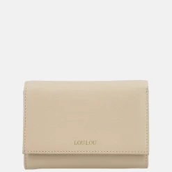 Dames Portemonnees^Loulou Essentiels Petite Fleur portemonnee S beige