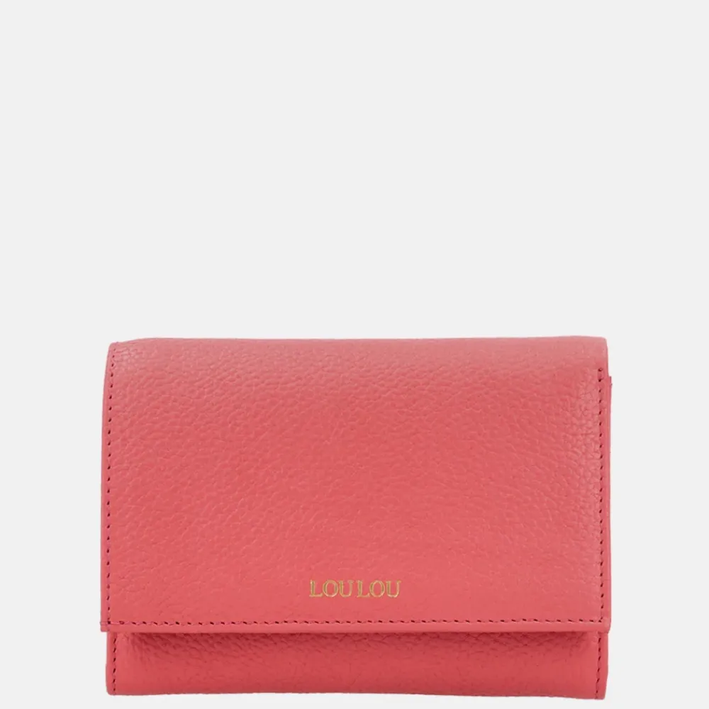 Dames Portemonnees^Loulou Essentiels Petite Fleur portemonnee S grapefruit