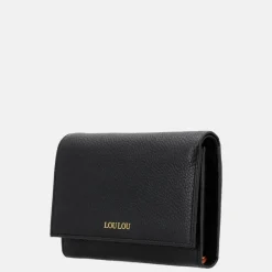 Dames Portemonnees^Loulou Essentiels Petite Fleur portemonnee S black