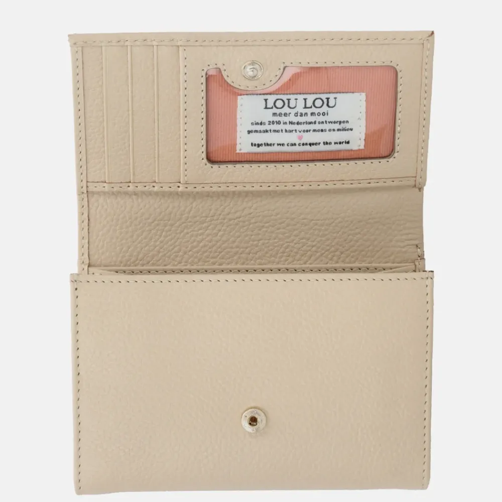 Dames Portemonnees^Loulou Essentiels Petite Fleur portemonnee S beige