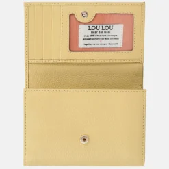Dames Portemonnees^Loulou Essentiels Petite Fleur portemonnee S sorbet yellow