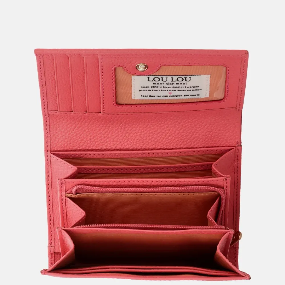 Dames Portemonnees^Loulou Essentiels Petite Fleur portemonnee S grapefruit