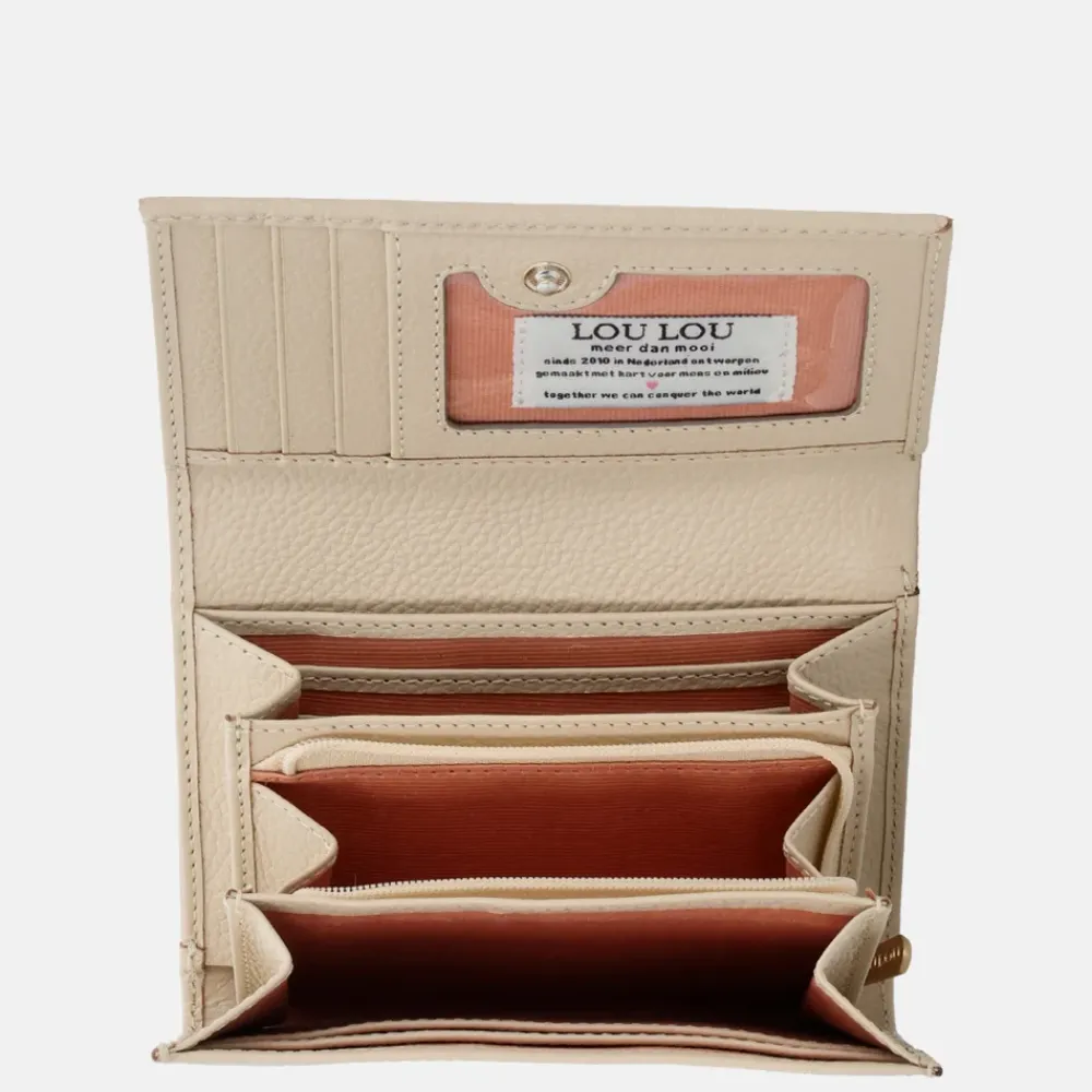 Dames Portemonnees^Loulou Essentiels Petite Fleur portemonnee S beige