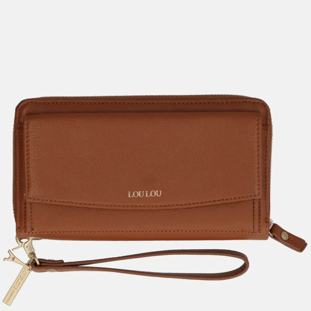 Dames Portemonnees^Loulou Essentiels SLB portemonnee cognac