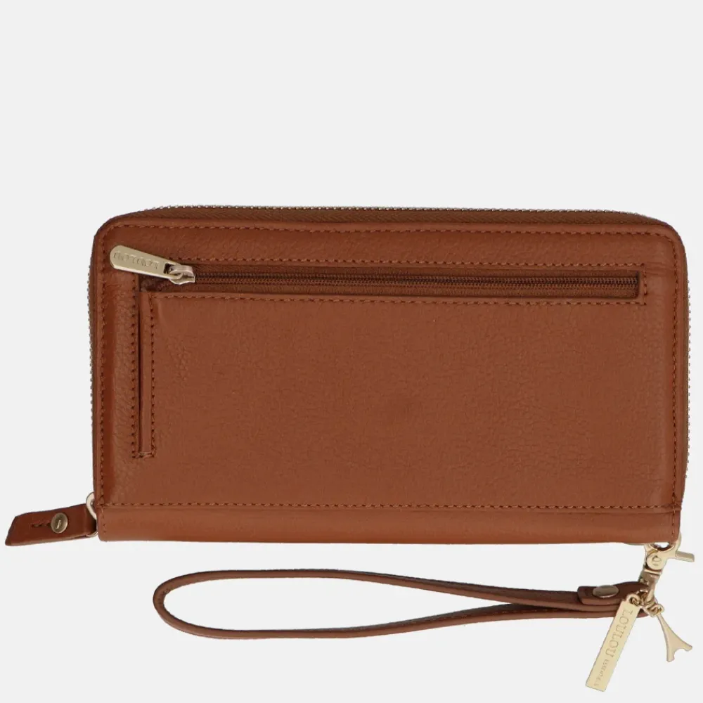 Dames Portemonnees^Loulou Essentiels SLB portemonnee cognac