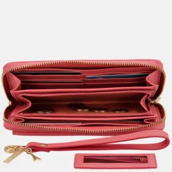 Dames Portemonnees^Loulou Essentiels SLB portemonnee grapefruit