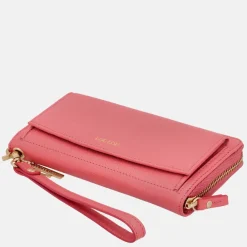 Dames Portemonnees^Loulou Essentiels SLB portemonnee grapefruit