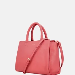 Handtassen^Loulou Essentiels Vera handtas M grapefruit