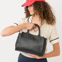 Handtassen^Loulou Essentiels Vera handtas M black