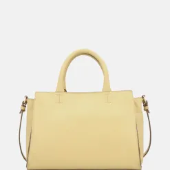 Handtassen^Loulou Essentiels Vera handtas M sorbet yellow