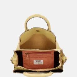 Handtassen^Loulou Essentiels Vera handtas M sorbet yellow