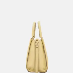 Handtassen^Loulou Essentiels Vera handtas M sorbet yellow