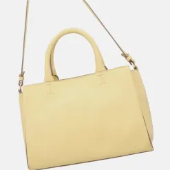Handtassen^Loulou Essentiels Vera handtas M sorbet yellow