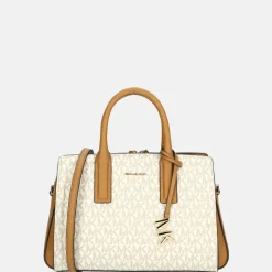 Handtassen^Michael Kors Laila handtas S vanilla/acorn